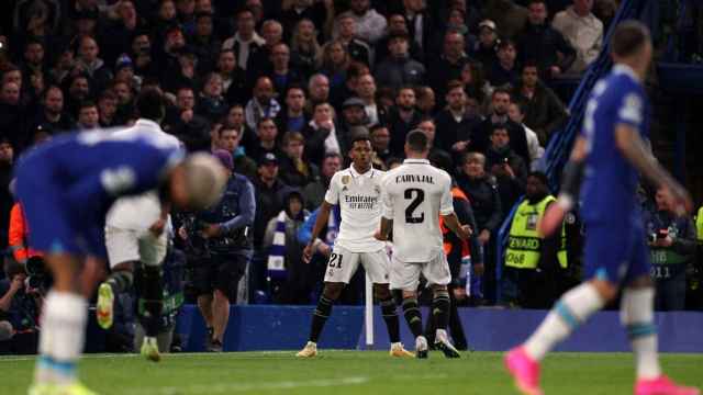 Rodrygo Goes, celebrando el gol marcado en Stamford Bridge / REDES