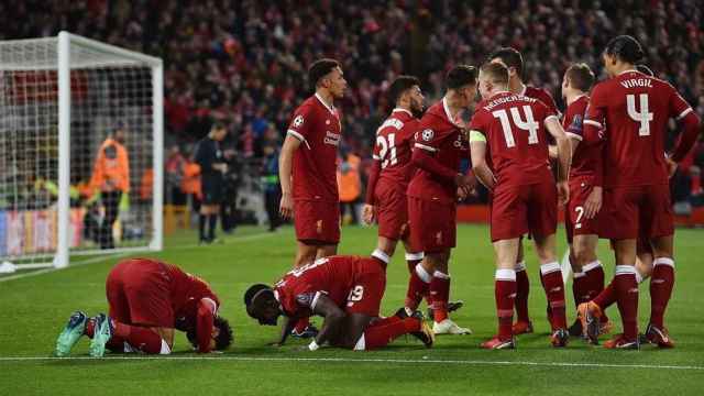 Salah y Mané celebrando un gol con el Liverpool / EFE