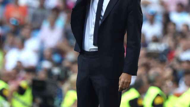 Zidane durante el duelo ante el Real Valladolid / EFE