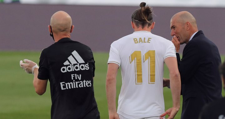Bale saliendo de suplente en el Real Madrid-Eibar / EFE