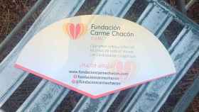 Abanico de la Fundación Carme Chacón en la Fiesta de la Rosa del PSC / CG
