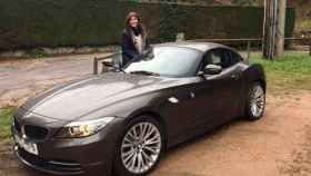 Laura Borràs, en el BMW de una amiga / @lauraborras