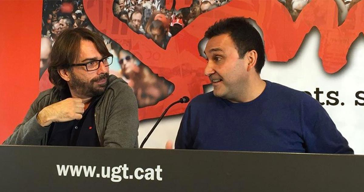 Camil Ros (i) y Matías Carnero (d), líderes de UGT / EUROPA PRESS