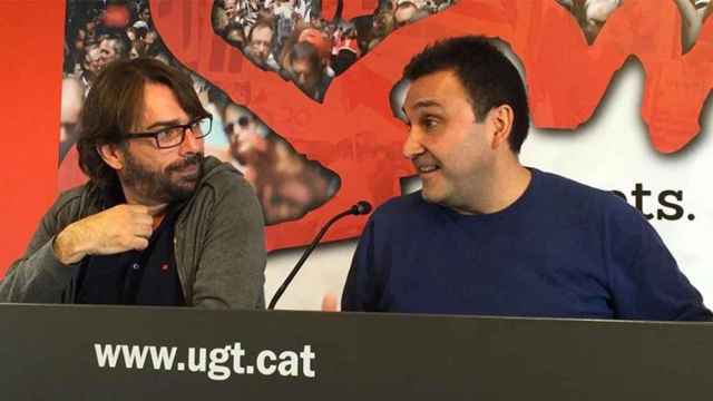 Camil Ros (i) y Matías Carnero (d), líderes de UGT / EUROPA PRESS