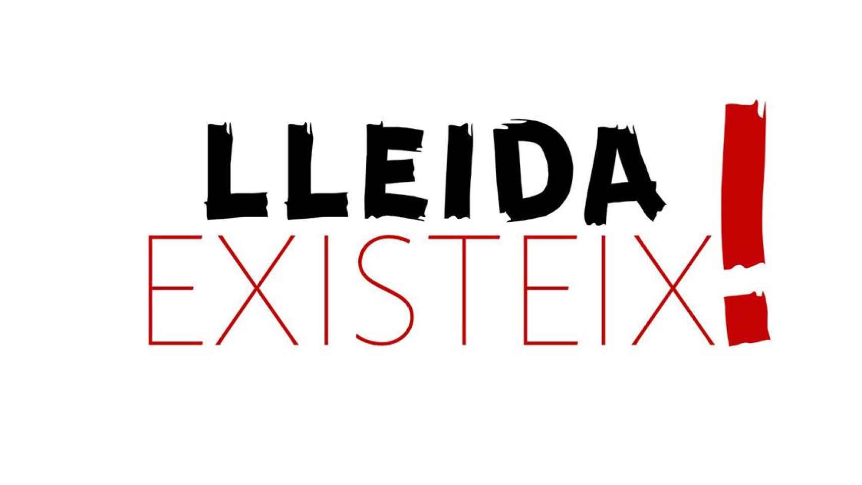 Logotipo de la campaña 'Lleida existeix' que nace como lobby territorial / CG