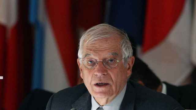 Josep Borrell, durante la inauguración de la 14ª reunión ministerial del foro ASEM, en el Palacio de El Pardo de Madrid / EFE