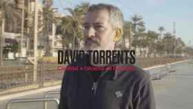 David Torrents, en una imagen de su vídeo a la alcaldía de Badalona / YOUTUBE