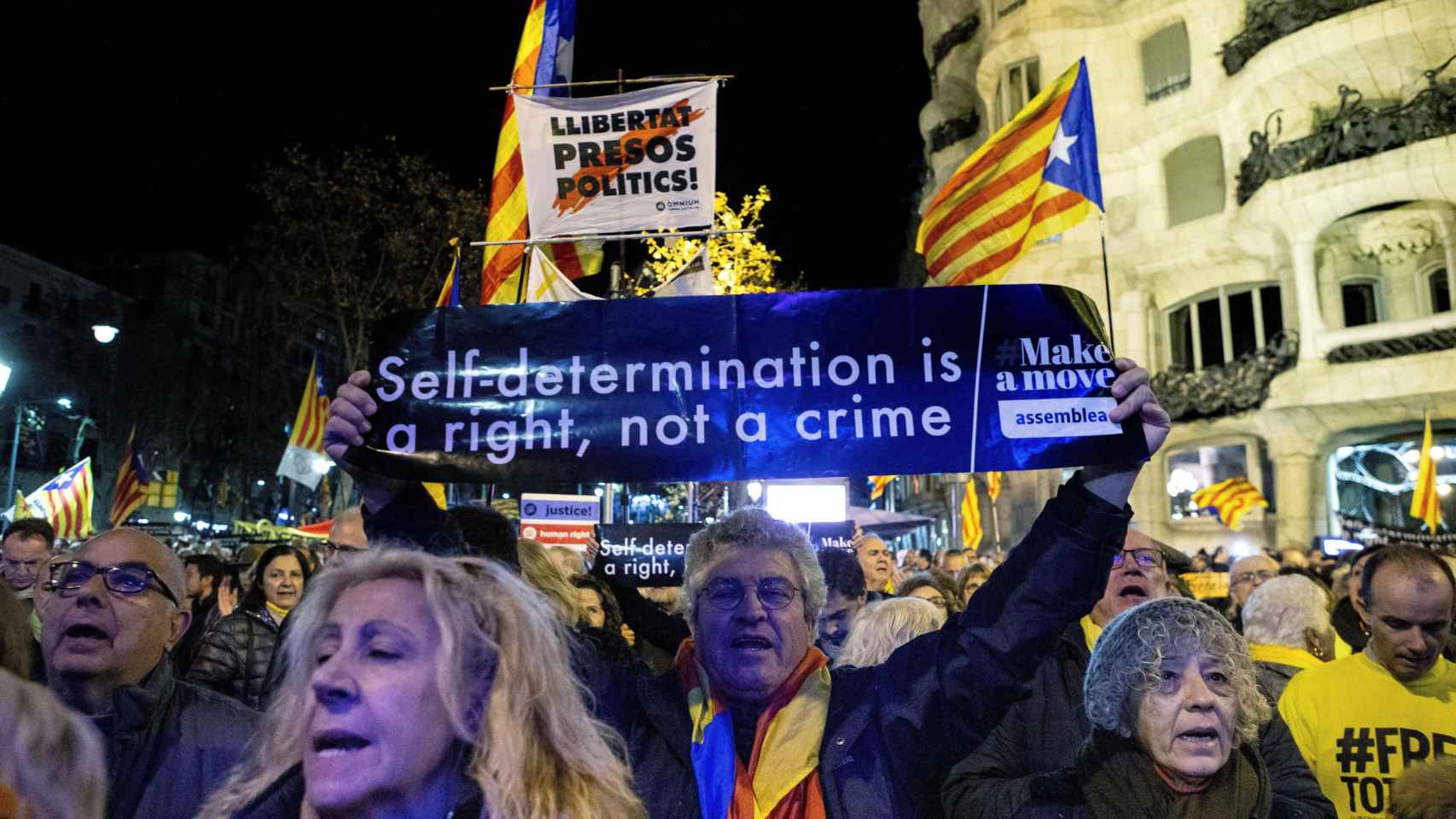 Manifestación a favor del independentismo / EFE