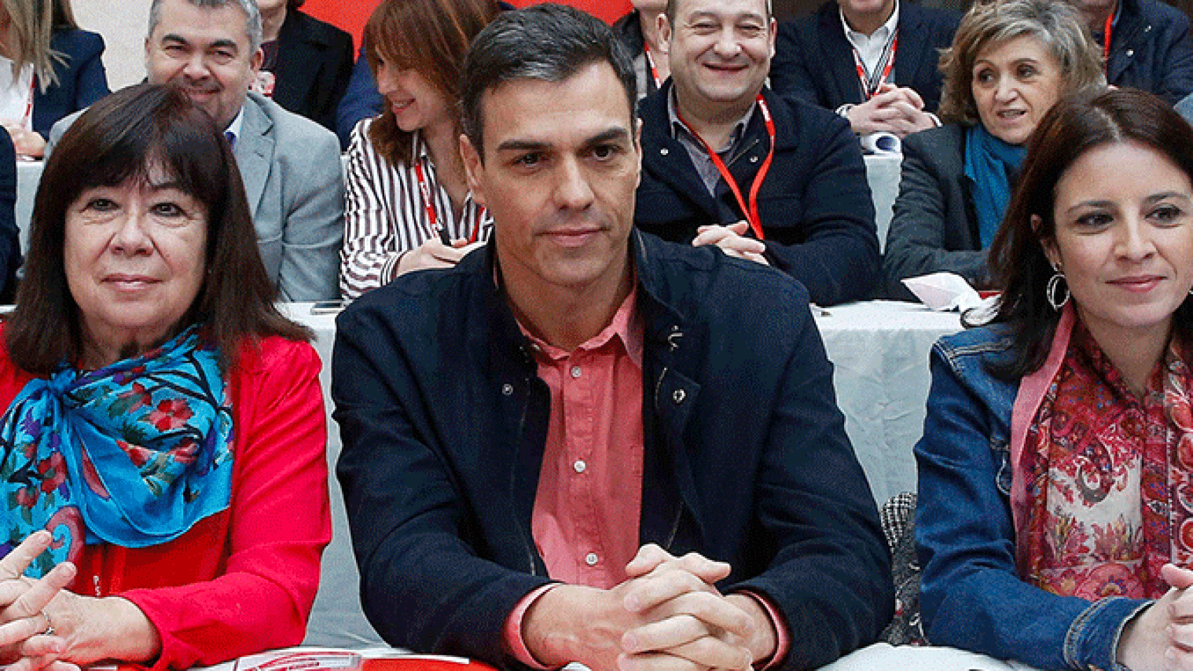 Pedro Sánchez, secretario general del PSOE, en la reunión del comité federal / EFE