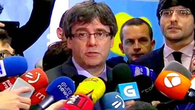 Declaraciones de Puigdemont después que el Gobierno le impida usar la oficina de la Generalitat en Bruselas / CG