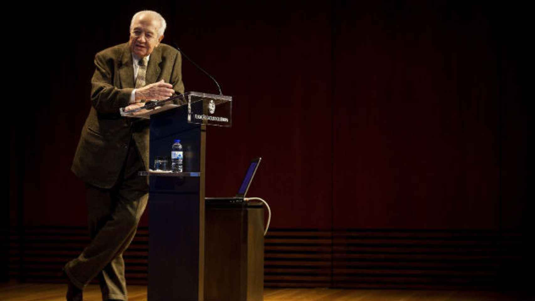 Mário Soares, expresidente de Portugal, en una intervención en el pasado /  EFE