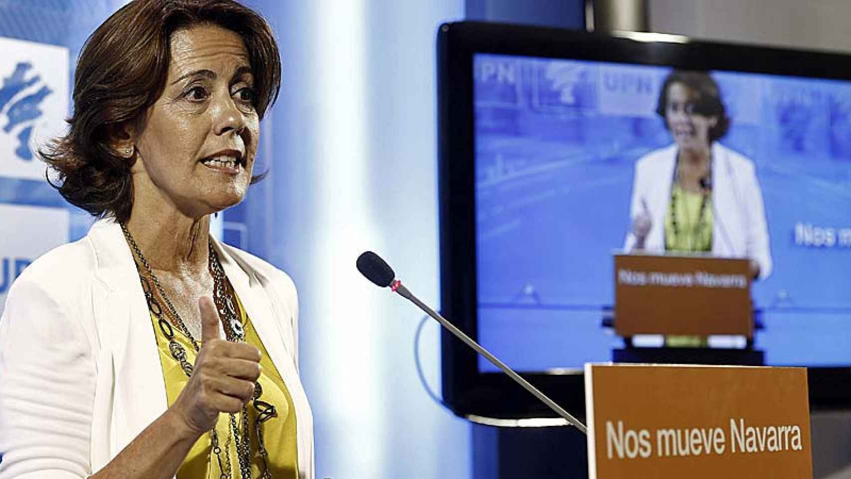 La ex presidenta de UPN, Yolanda Barcina