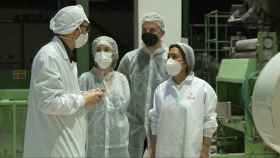 Los representantes de la FACE visitaron la fábrica de pasta sin gluten que Gallo tienen en Esparreguera / GRUPO GALLO