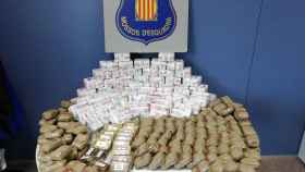 Decomiso de drogas de los Mossos d'Esquadra en Cubelles / MOSSOS