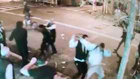 Brutal pelea a las puertas del restaurante Salamanca de Barcelona / GC