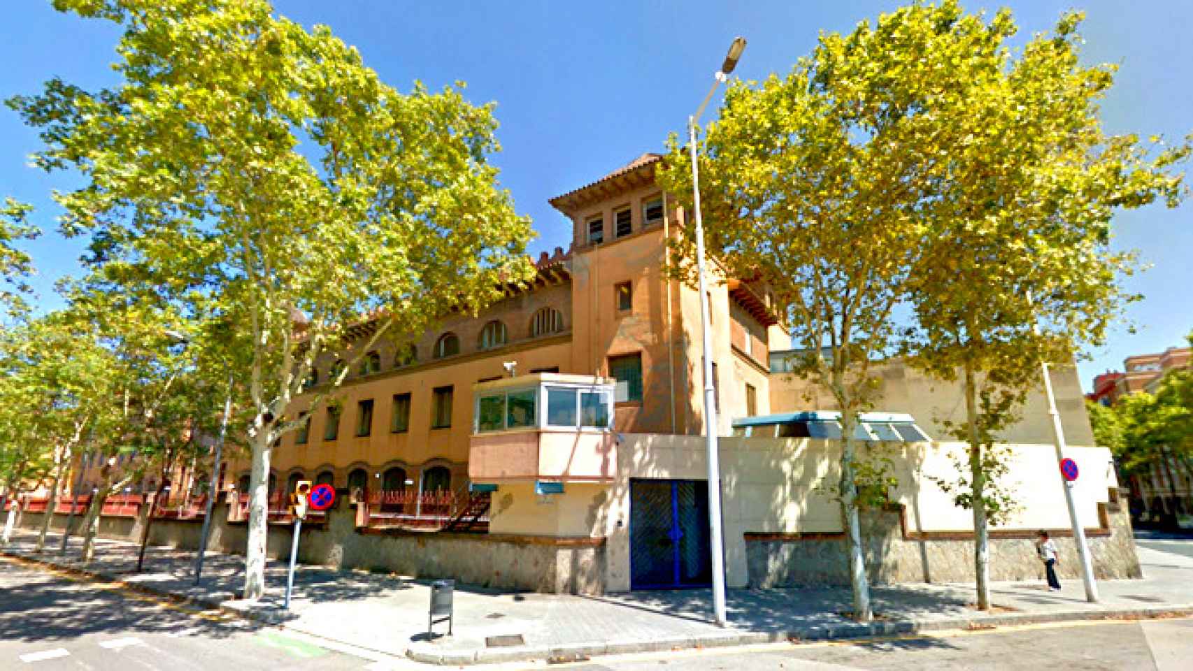 Fachada de la cárcel de mujeres de Wad-Ras, en el distrito barcelonés de Sant Martí / CG