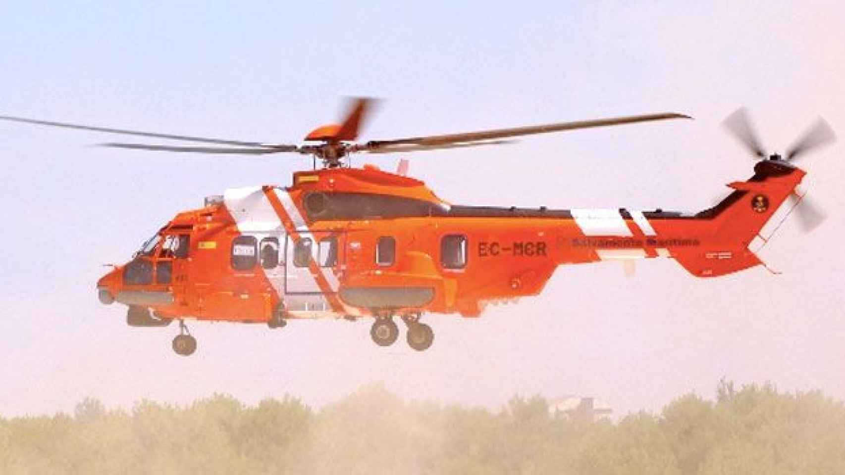 Un helicóptero de Salvamento Marítimo en una imagen de archivo / CG