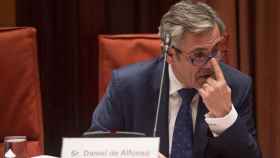 El director de la Oficina Antifraude de Cataluña (OAC), Daniel de Alfonso, interviene en el Parlamento catalán par aclarar sus conversaciones con el ministro del Interior.