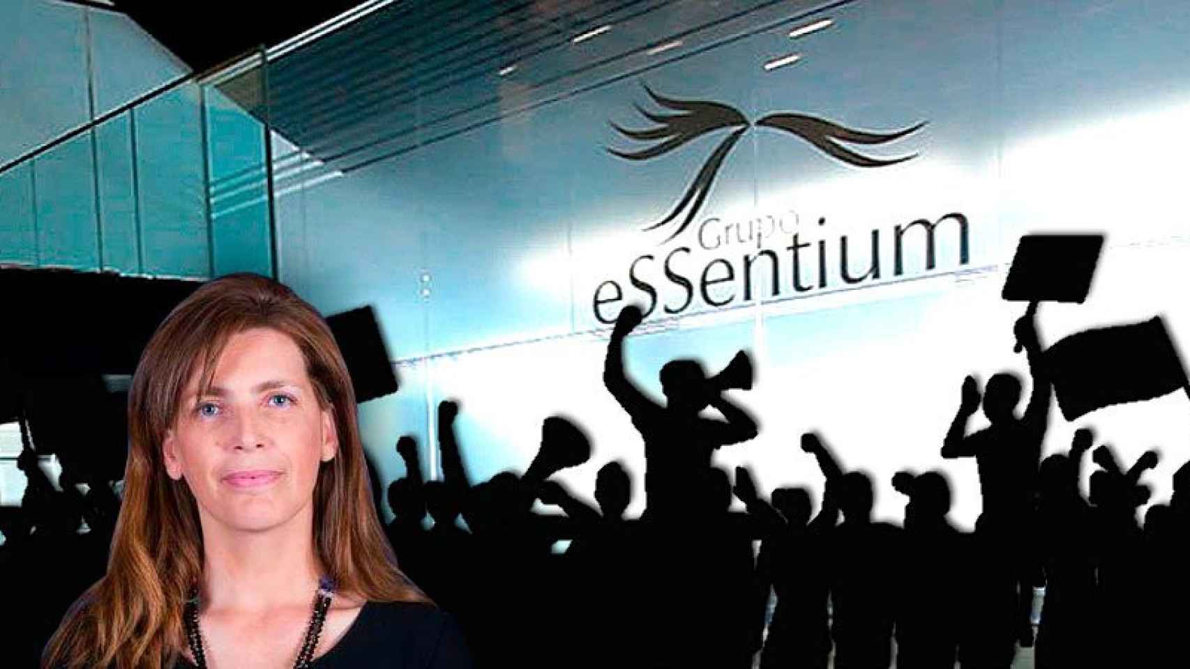 Susana Monje, vicepresidenta económica del Barça y presidenta de Essentium / FOTOMONTAJE DE CG