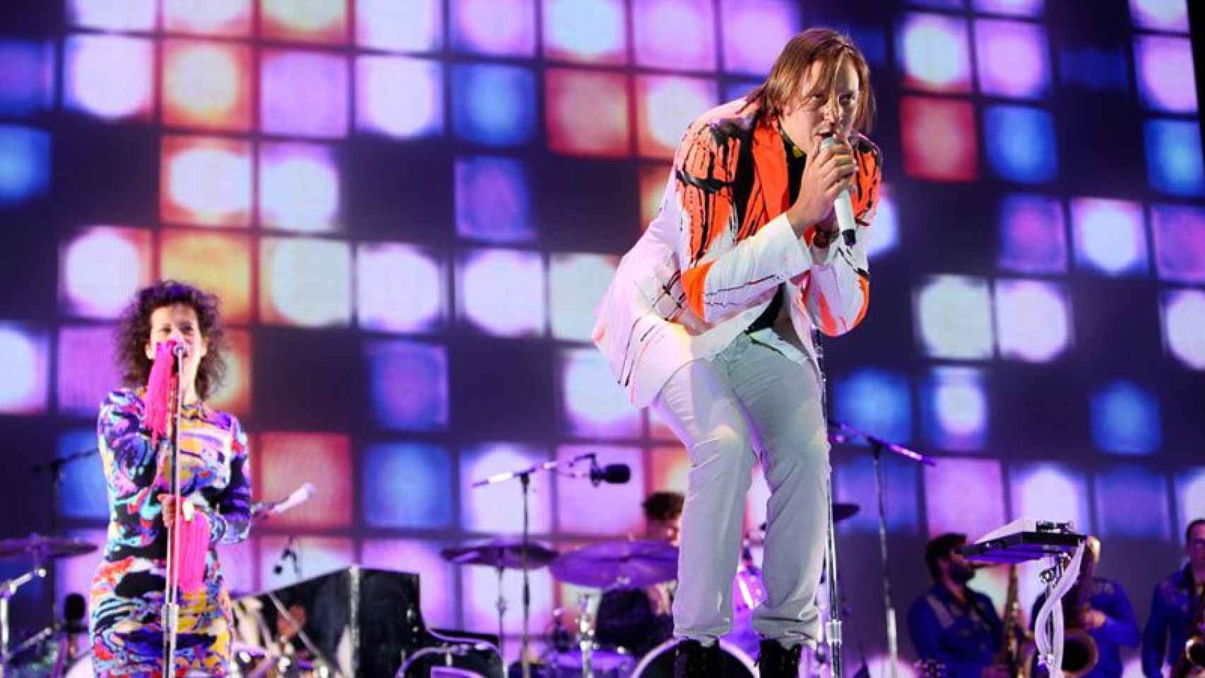 Arcade Fire en su actuación en el Primavera Sound de Barcelona de 2014.