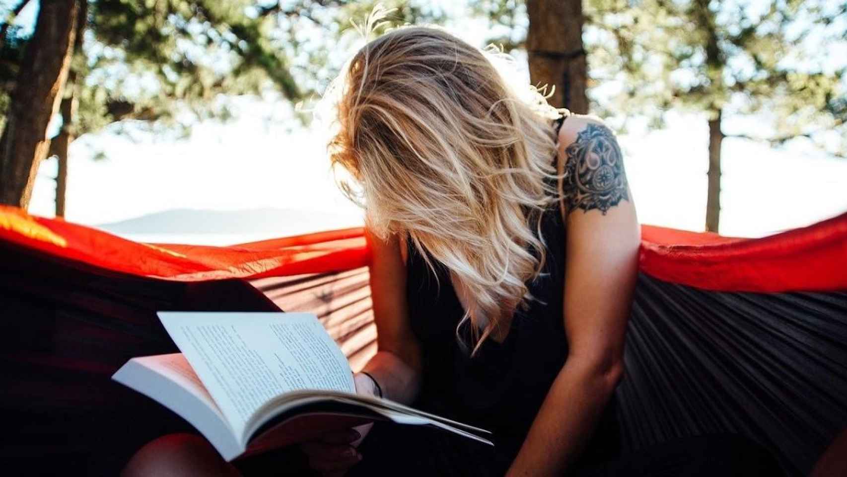 Mujer en el momento de leer un libro / Free-Photos EN PIXABAY