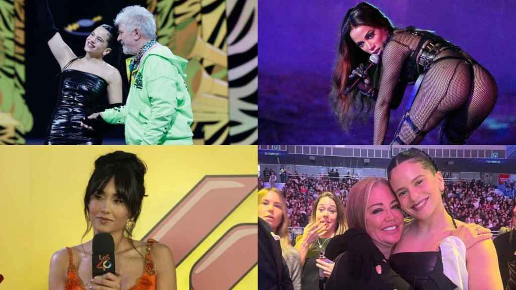 Rosalía, Pedro Almodóvar, Anitta, Aitana y Belén Esteban en LOS40 Music Awards / CD