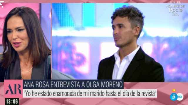 Olga Moreno y Agustín Etienne en 'El Programa de Ana Rosa' / MEDIASET