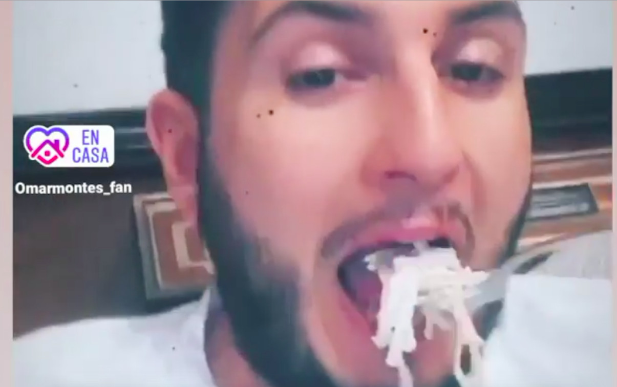 Omar Montes desvela el truco que sigue con la comida para no engordar en cuarentena / INSTAGRAM