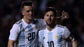 Una foto de Giovani Lo Celso y Leo Messi con Argentina / Twitter