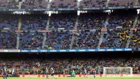 Imagen del Camp Nou en el Barça-Levante / EFE