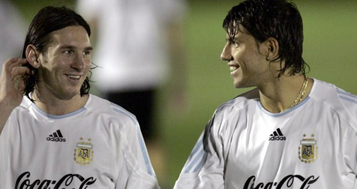 Messi y Agüero, en una convocatoria con Argentina / EFE