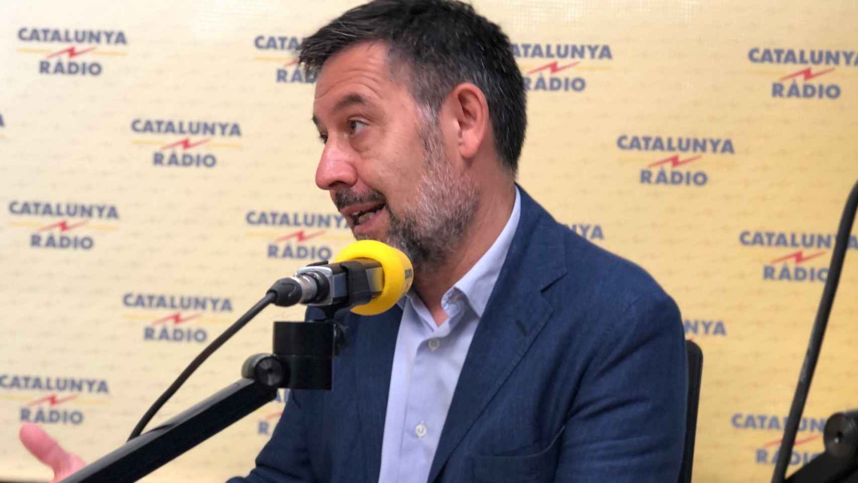 Josep Maria Bartomeu, presidente del Barça, en la entrevista en Catalunya Radio / CATALUNYA RADIO
