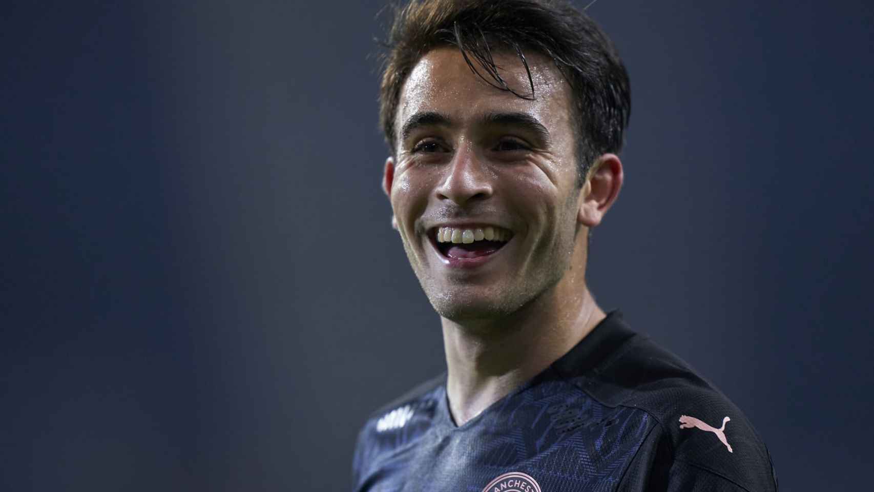 Éric García, en un partido con el Manchester City / EFE