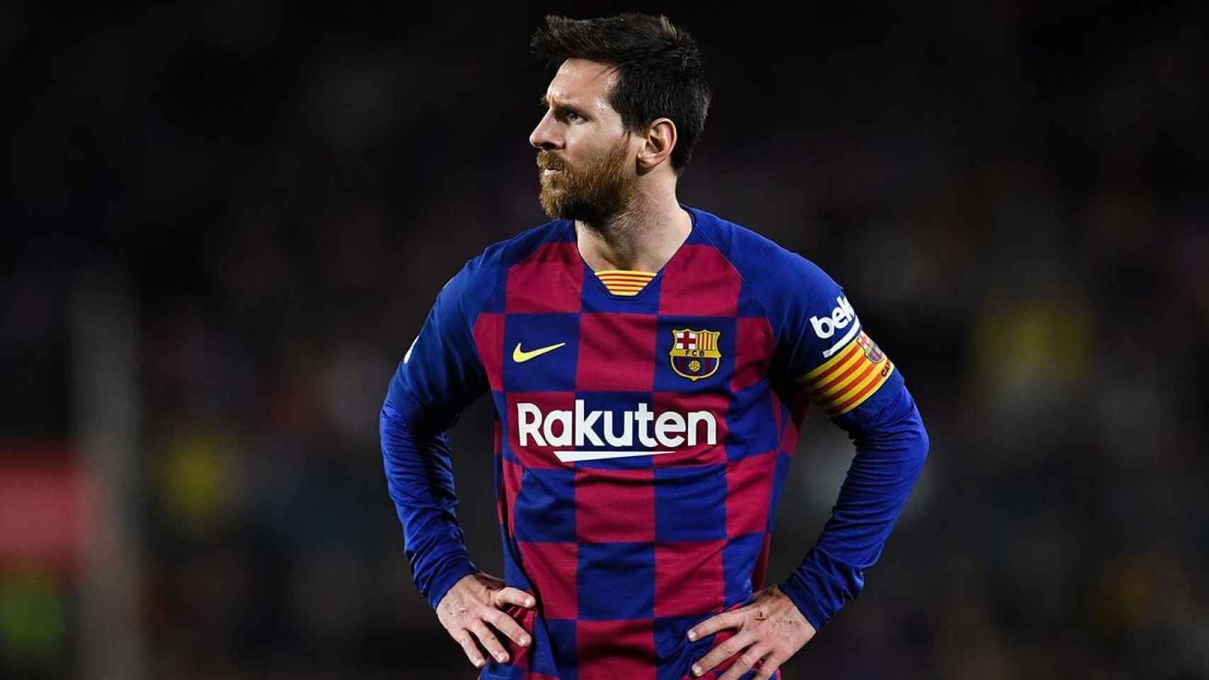 Leo Messi en un encuentro del Barça / EFE