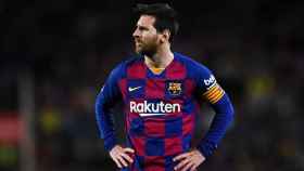 Leo Messi en un encuentro del Barça / EFE