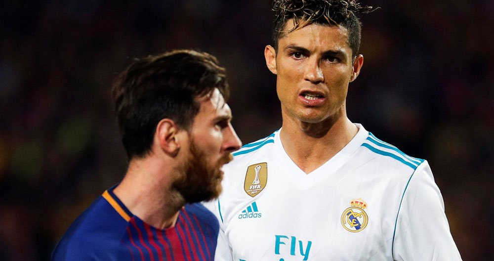 Cristiano Ronaldo se las tiene con Messi en el clásico | EFE