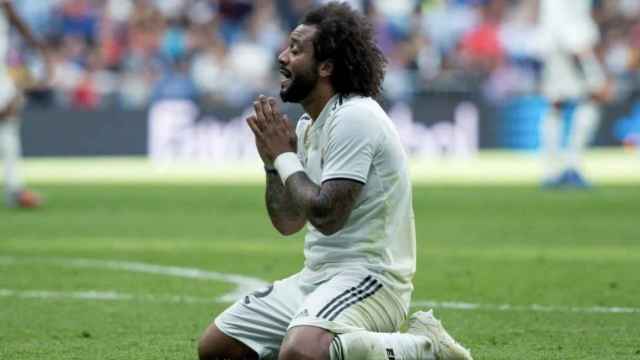 Marcelo en un encuentro del Real Madrid / EFE