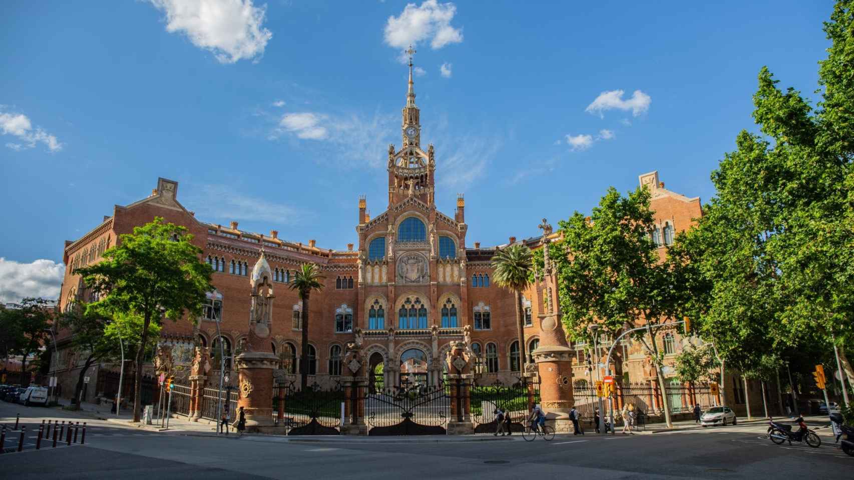 La fachada del Hospital de la Santa Creu i Sant Pau de Barcelona / EP