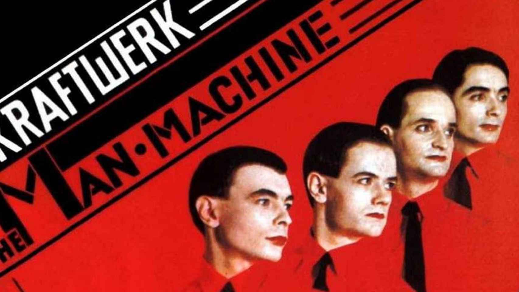 Carátula del álbul 'Man Machine' de Kraftwerk