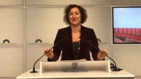 La portavoz del PSC en el Parlament, Alícia Romero, quien ha presentado las propuestas de PSC para los presupuestos catalanes de 2023 / EUROPA PRESS