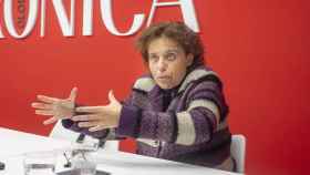Isabel Fernández Alonso, durante la entrevista con 'Crónica Global' / LENA PRIETO