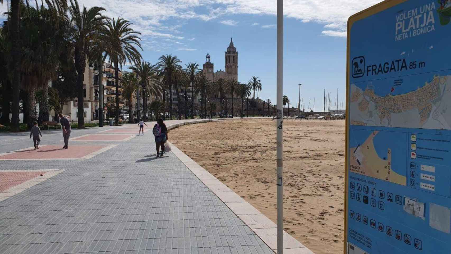 El Ayuntamiento de Sitges prohibirá aparcar en el paseo marítimo y cortará el acceso a las playas / AYUNTAMIENTO DE SITGES