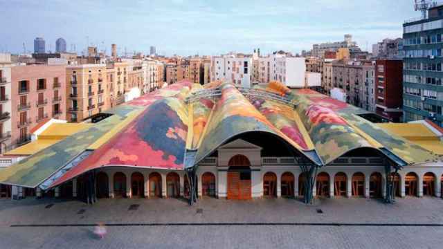Vista de la cubierta del Mercado de Santa Caterina, uno de sus elementos más icónicos / CG