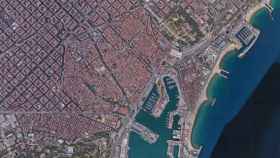 Imagen aérea del distrito de Ciutat Vella / CG
