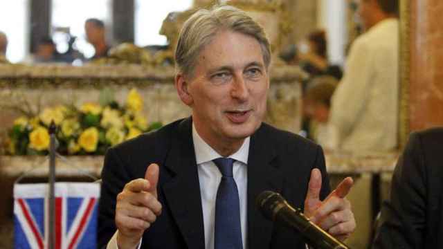 El ministro de Finanzas de Reino Unido, Philip Hammond