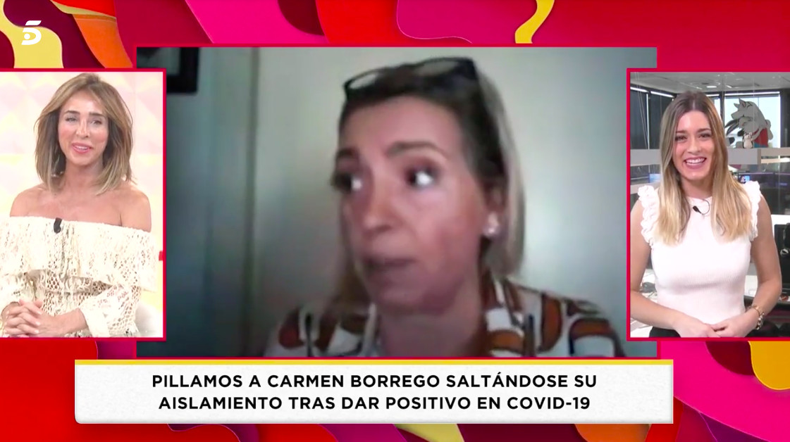María Patiño confiesa que se ha encontrado con Carmen Borrego en una clínica estética / MEDIASET