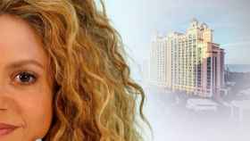 Shakira y una imagen de Bahamas / FOTOMONTAJE DE CULEMANÍA