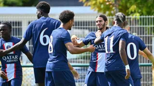 El filial del PSG, en una victoria en la UEFA Youth League / REDES