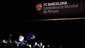 Un acto de la Confederación Mundial de Penyes / FC Barcelona