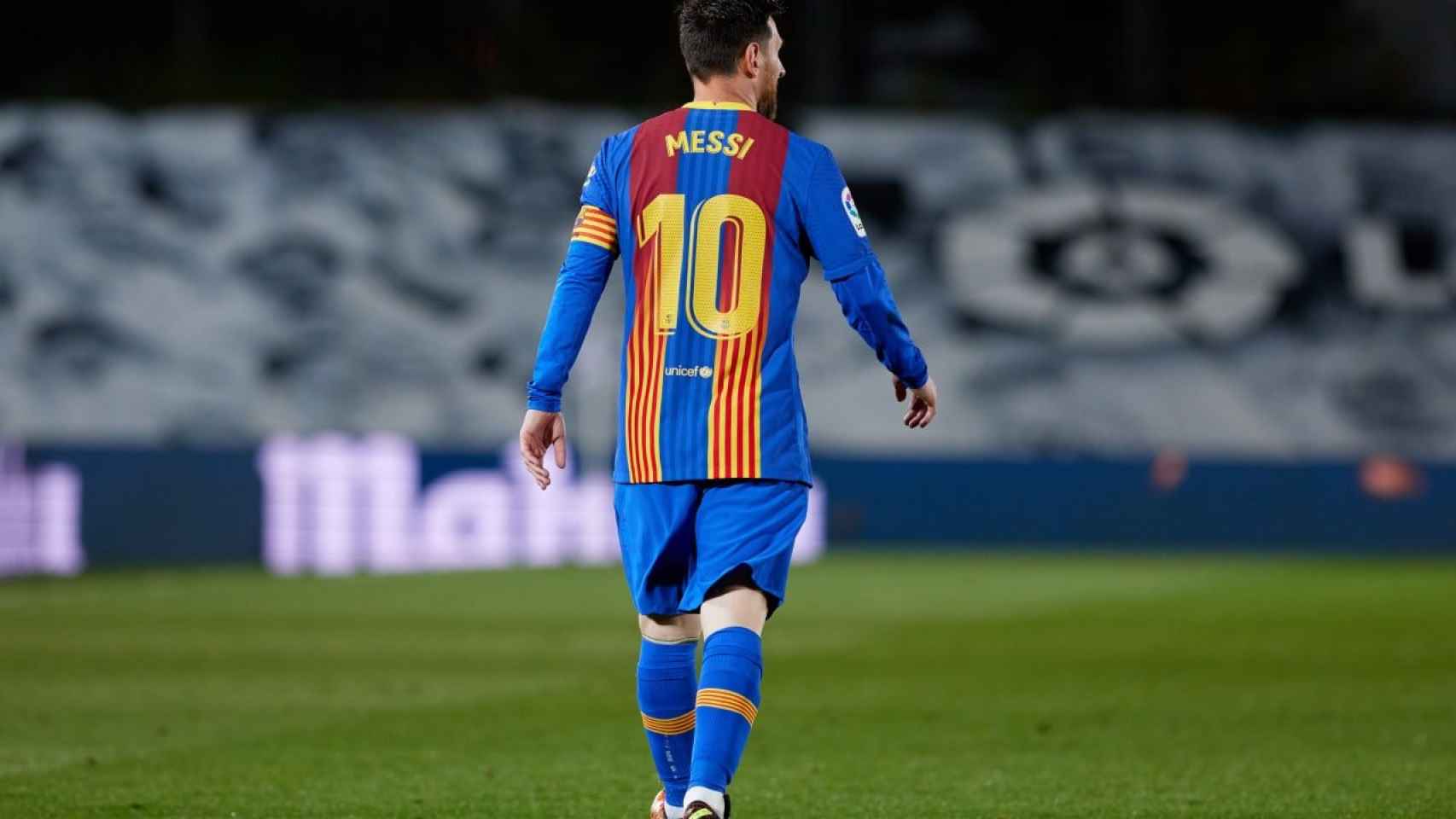 Leo Messi en el clásico en el Alfredo Di Stéfano / FCB